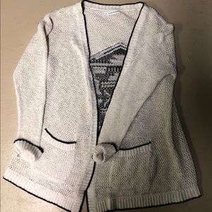 Black and White Maurice’s Cardigan